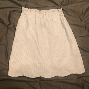 NWOT Lauren James Seersucker skirt